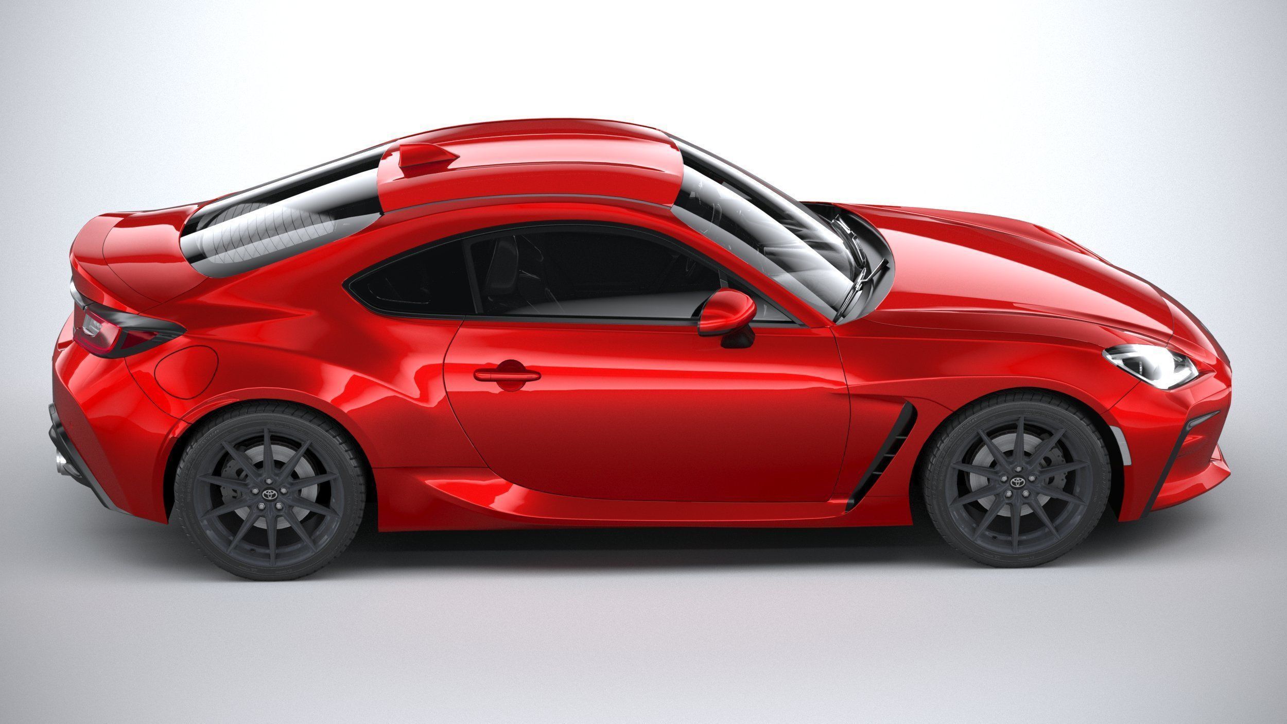 Toyota GR 86 2022 LowPoly 3D model_11