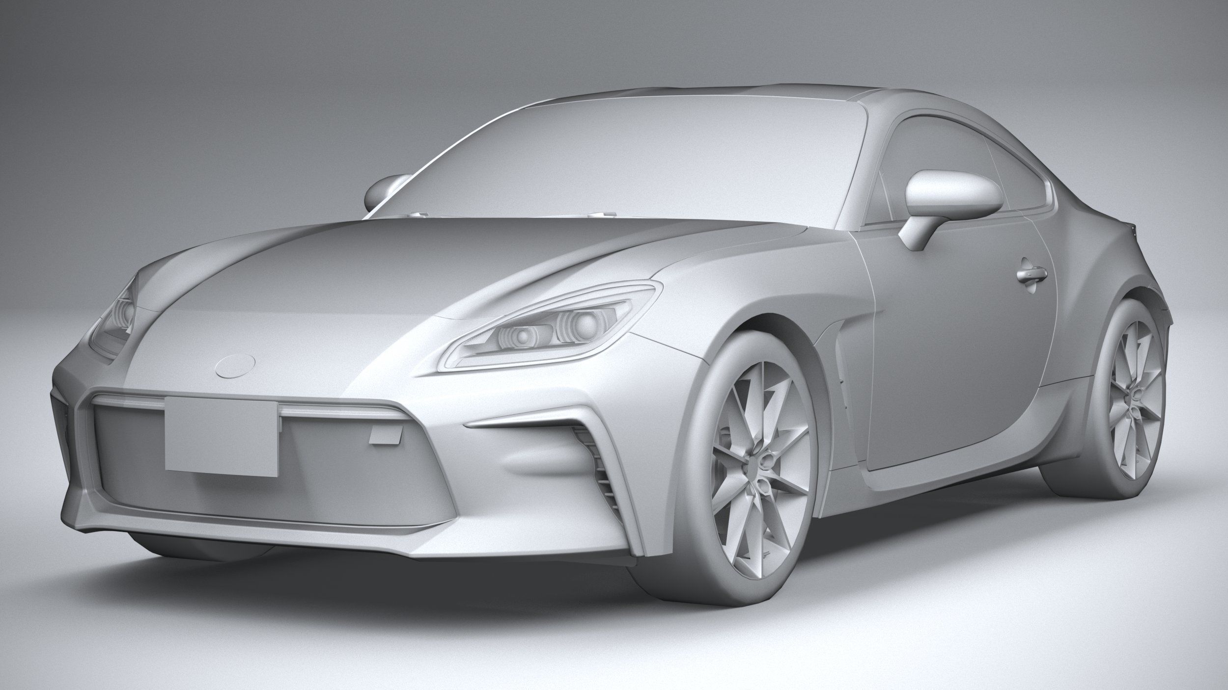Toyota GR 86 2022 LowPoly 3D model_20