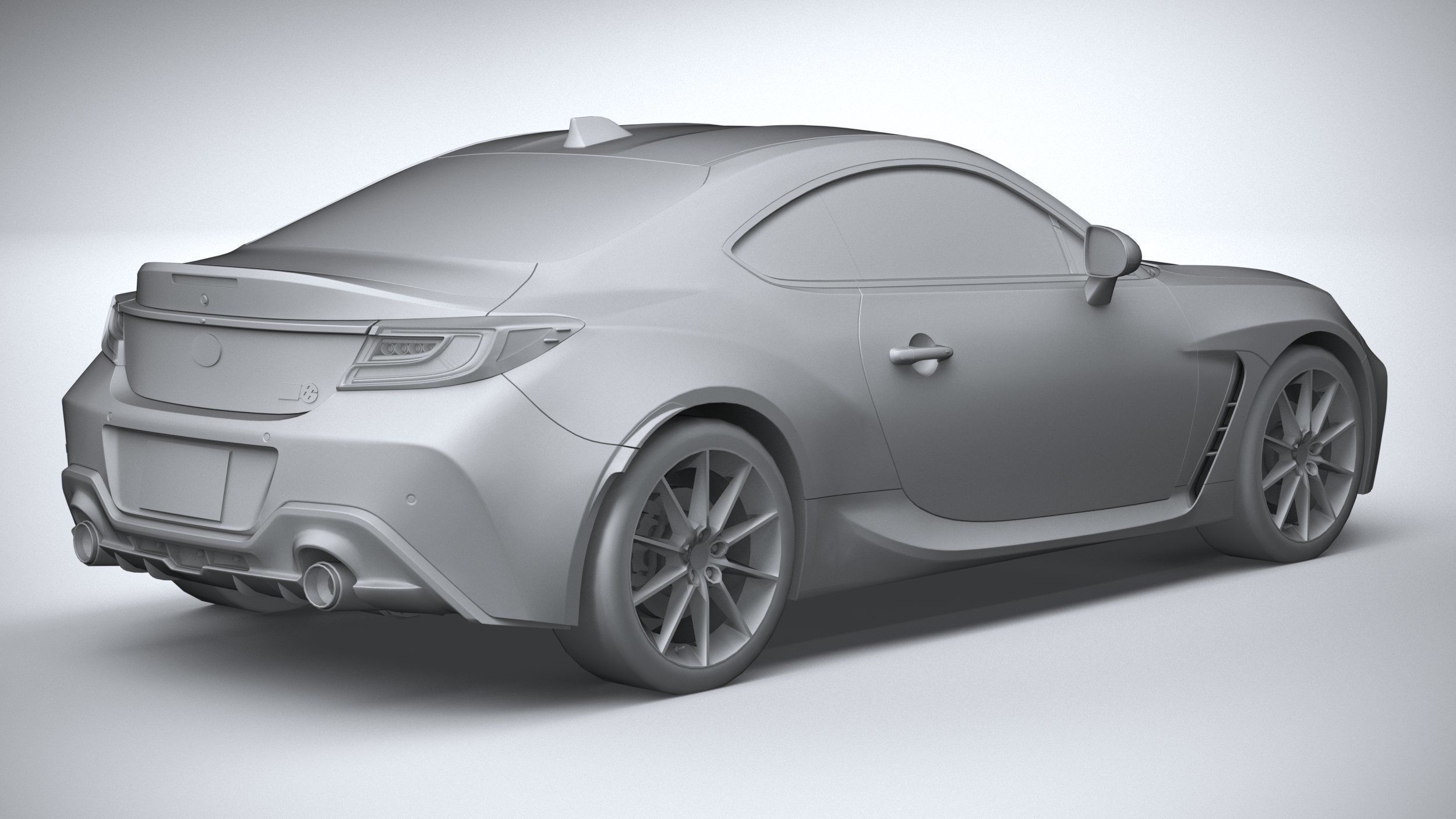 Toyota GR 86 2022 LowPoly 3D model_25