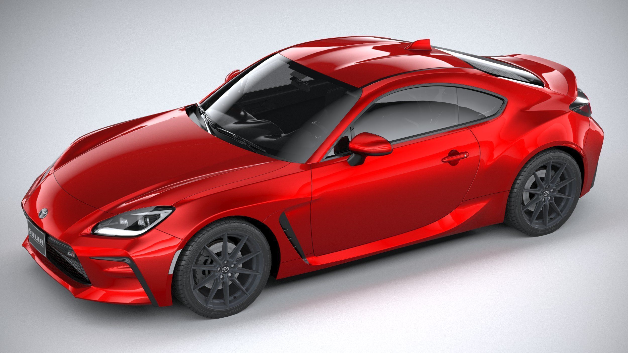 Toyota GR 86 2022 LowPoly 3D model_7