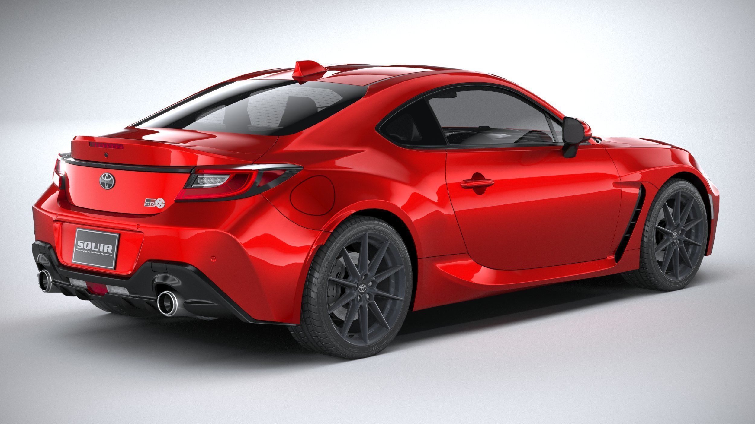 Toyota GR 86 2022 LowPoly 3D model_17