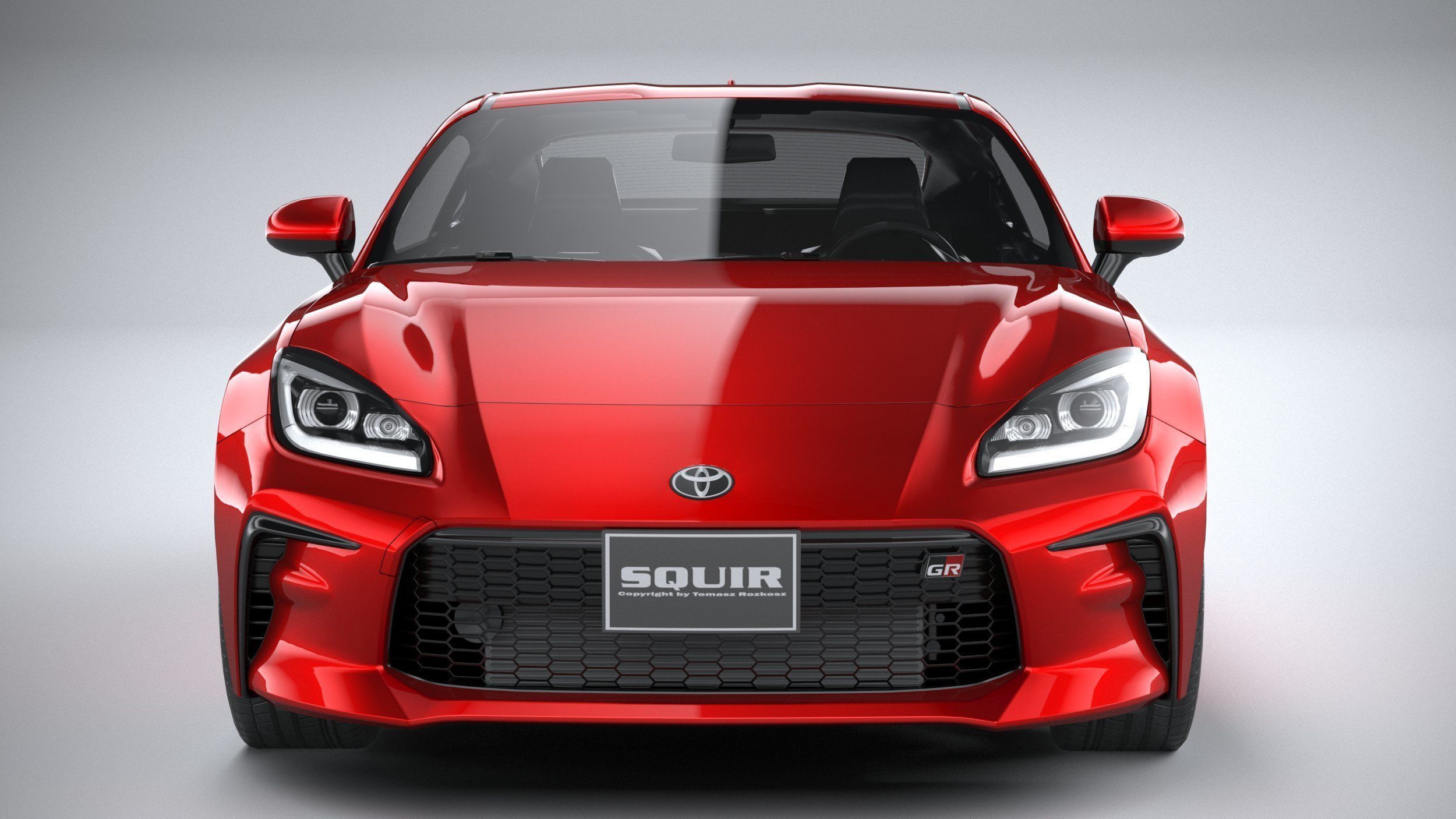 Toyota GR 86 2022 LowPoly 3D model_13