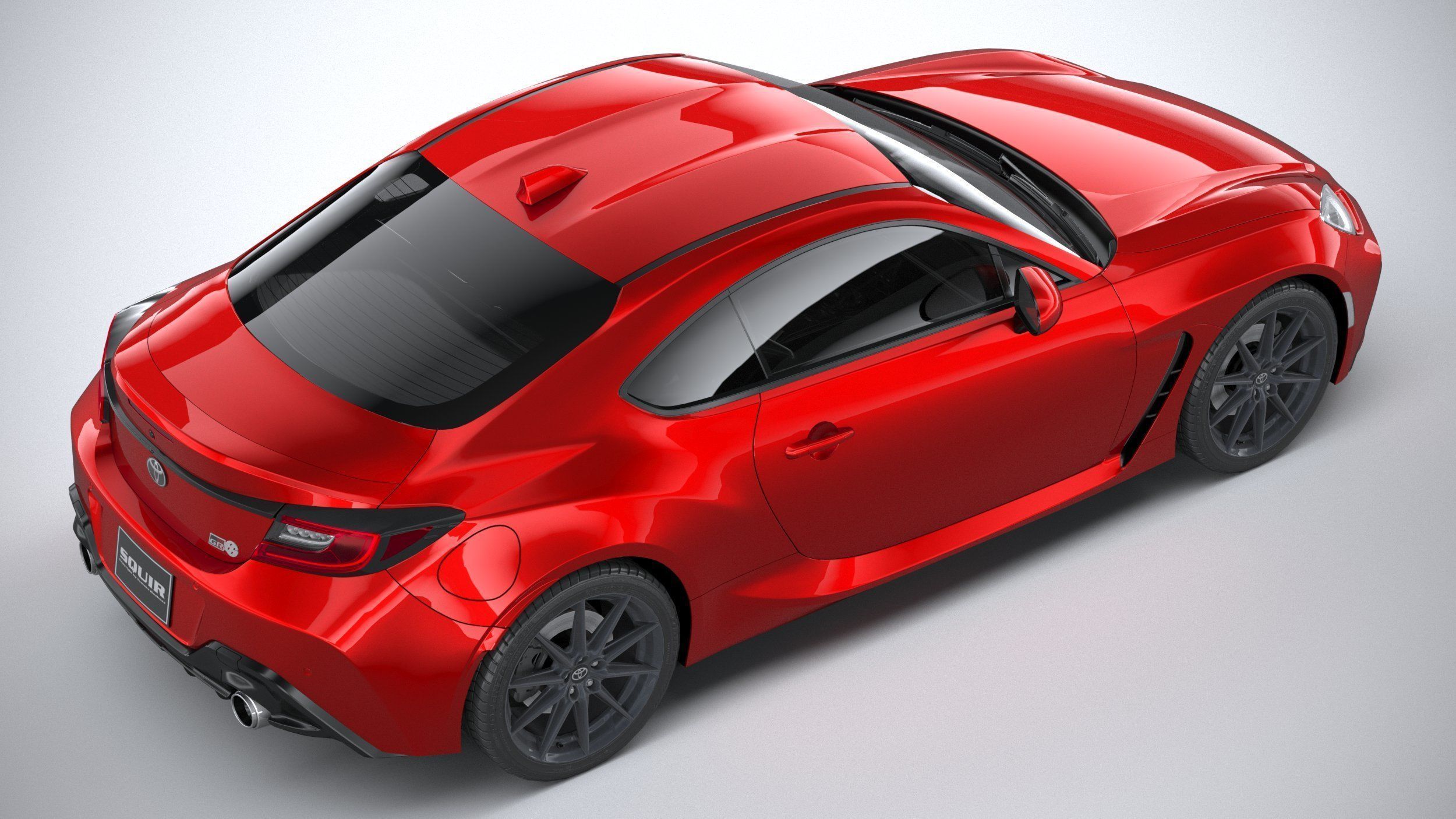Toyota GR 86 2022 LowPoly 3D model_10