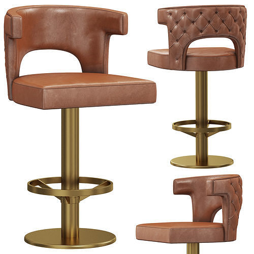 Brabbu KANSAS II COUNTER STOOL 3D model