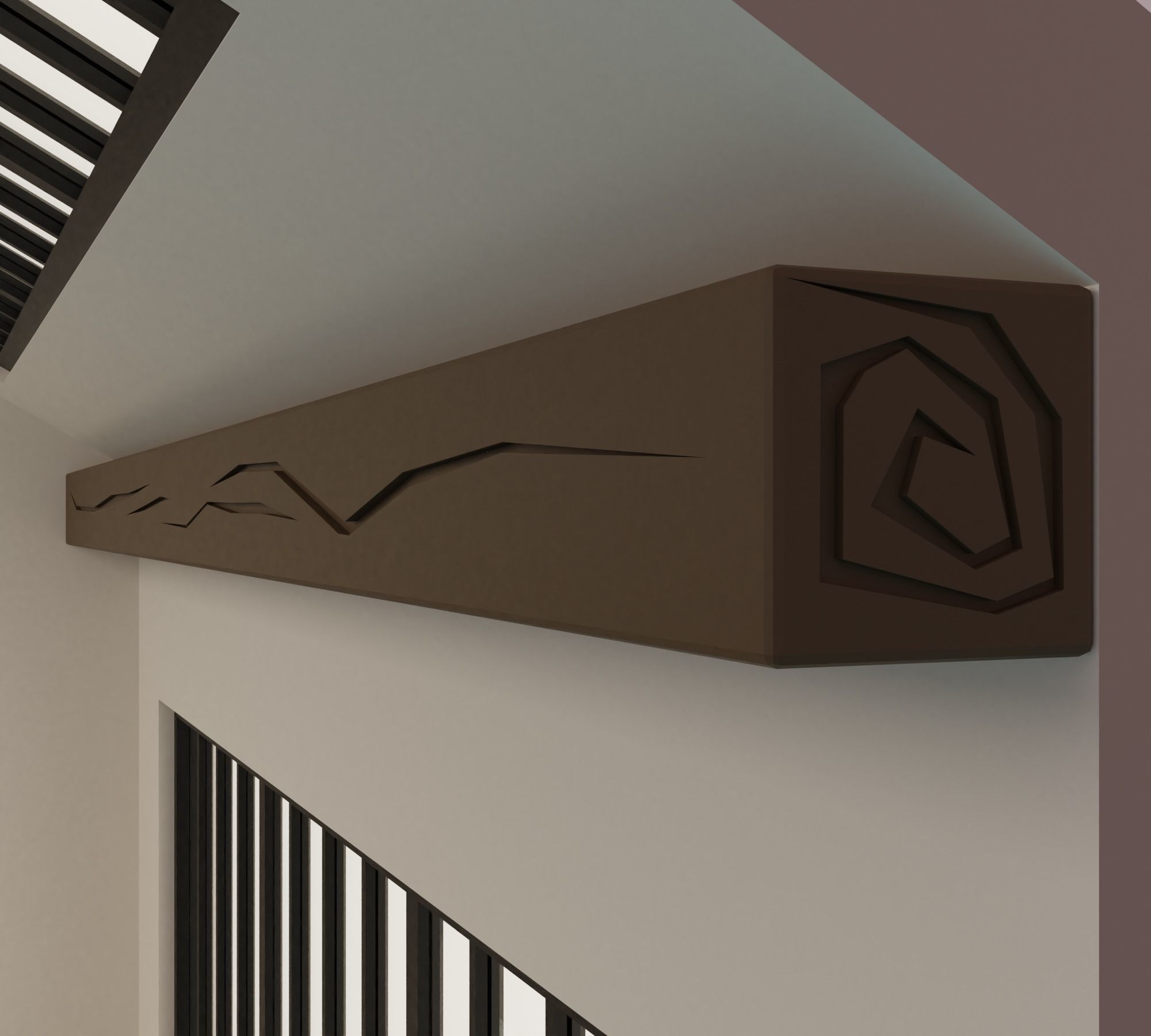 Artist s studio Low-poly 3D model_27