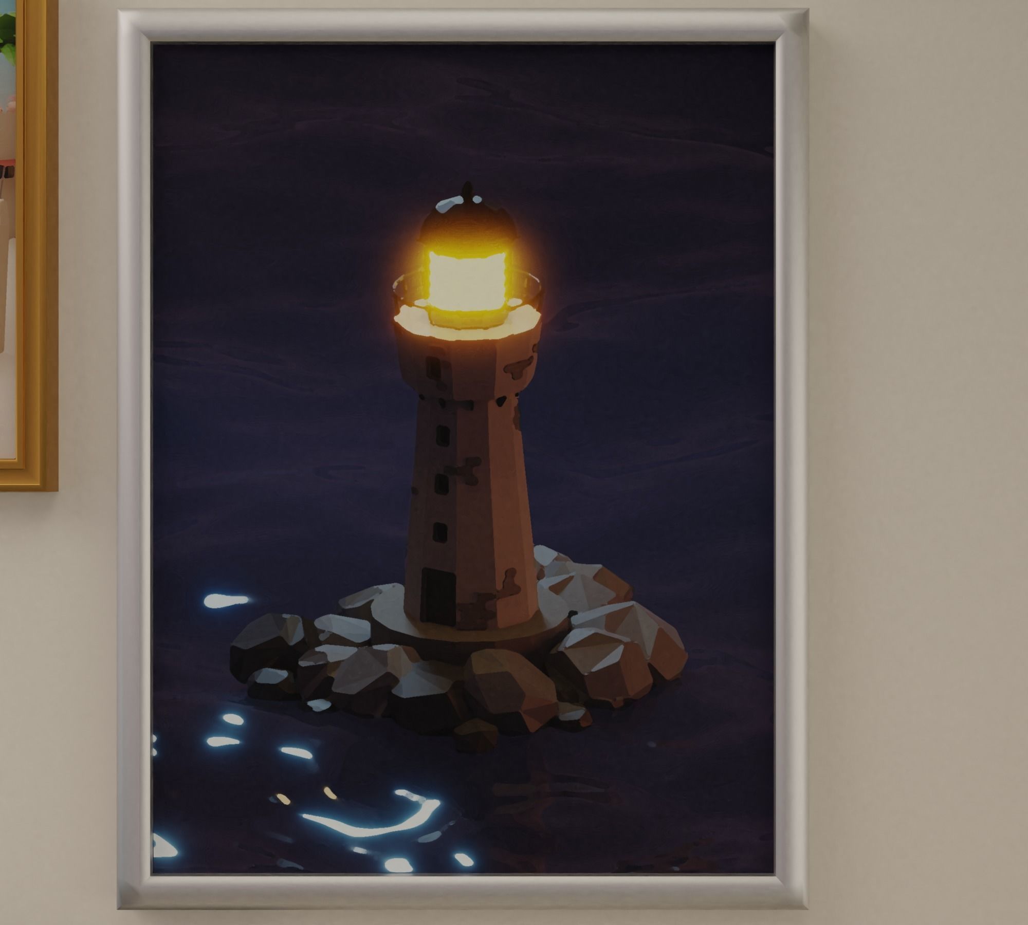 Artist s studio Low-poly 3D model_25
