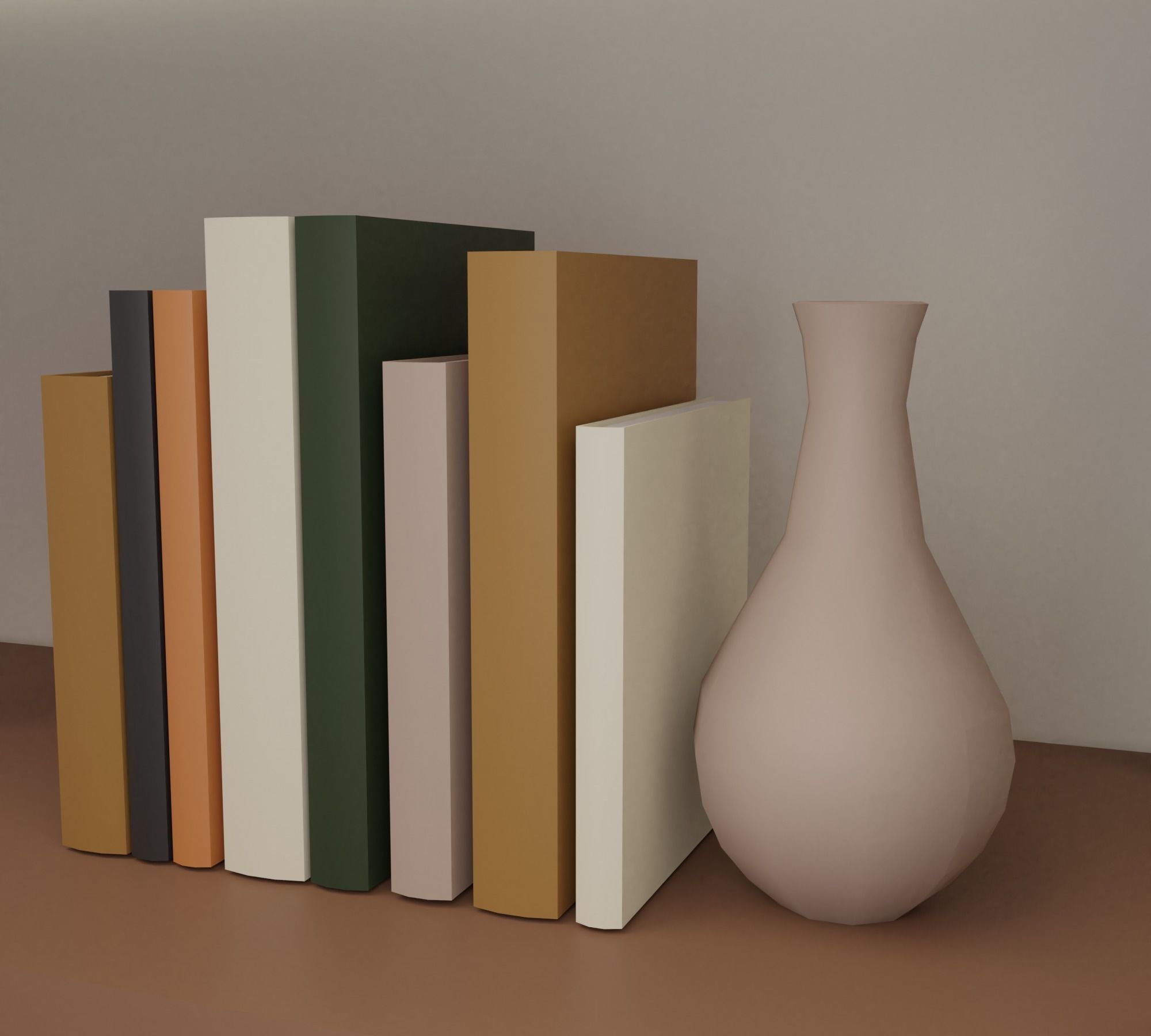 Artist s studio Low-poly 3D model_7