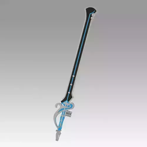 Genshin Impact Kaeya Traveler Jean Keqing The Flute Sword 3D print model