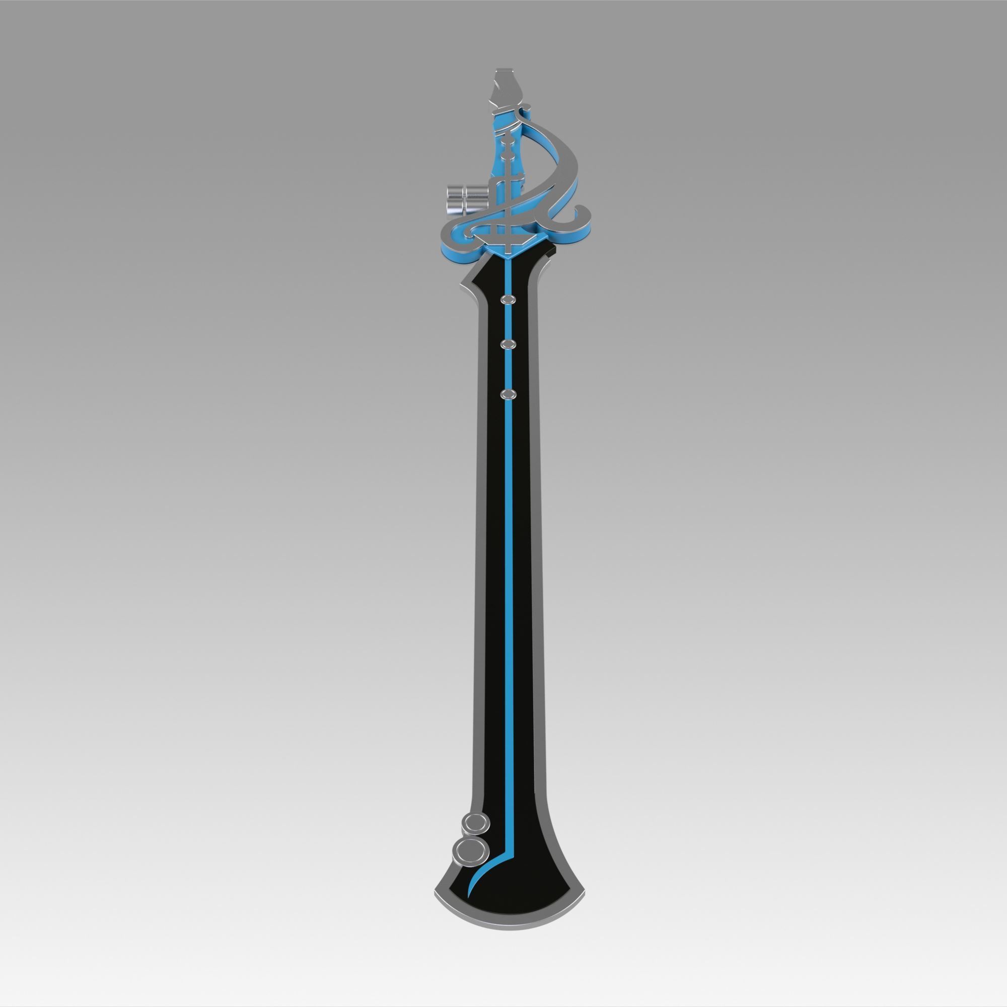 Genshin Impact Kaeya Traveler Jean Keqing The Flute Sword 3D print model_4