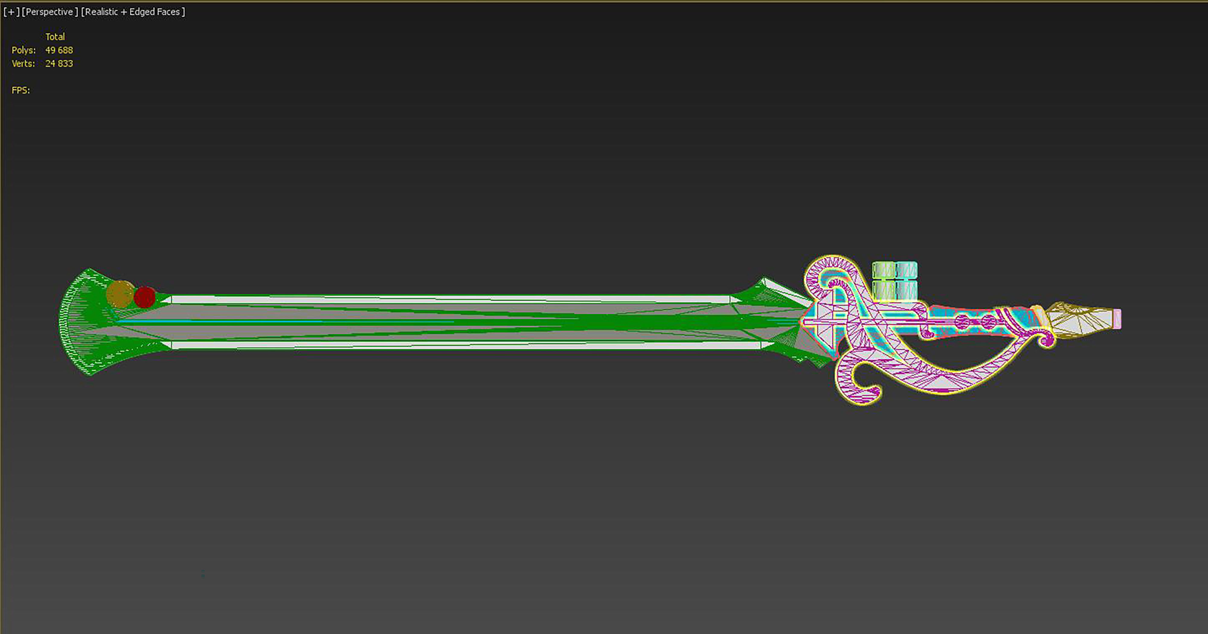 Genshin Impact Kaeya Traveler Jean Keqing The Flute Sword 3D print model_10