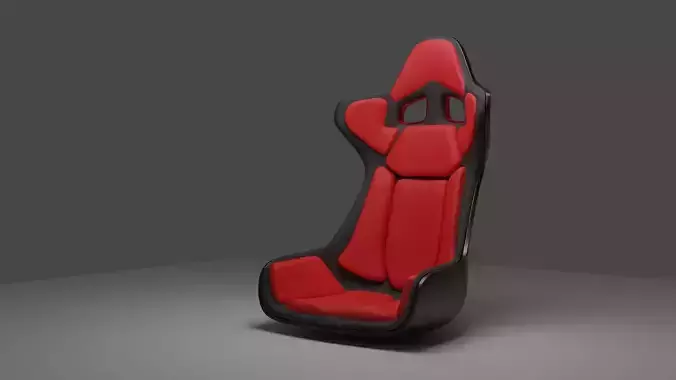 red sport bucket seat