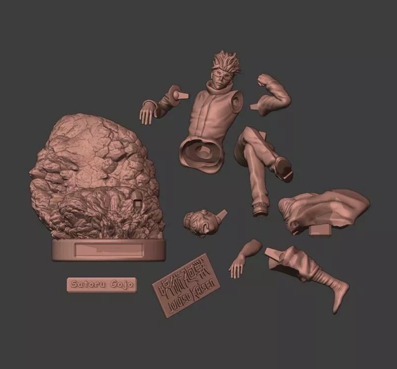 Satoru Gojo figurine Jujutsu Kaisen 3D print model_2