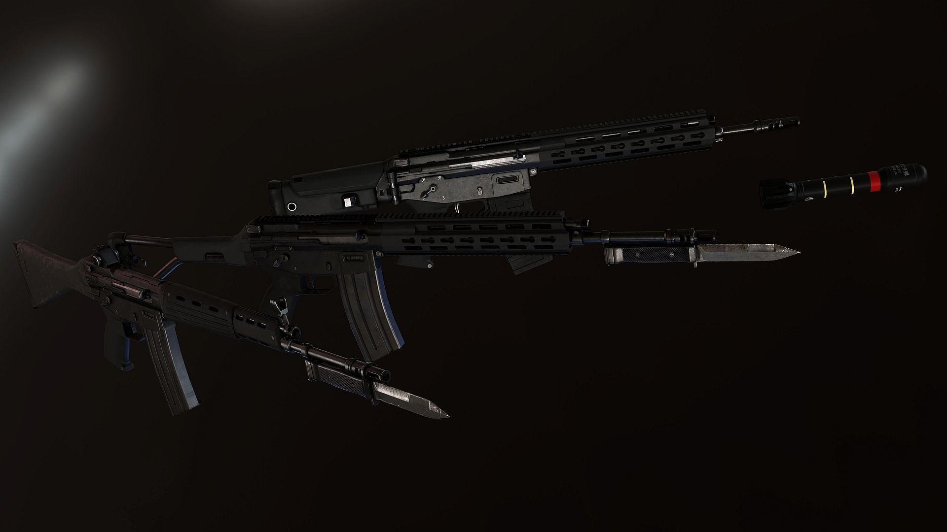 Howa Type 89 Low-poly 3D model_2