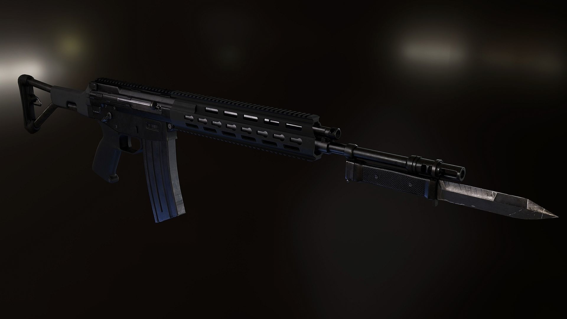 Howa Type 89 Low-poly 3D model_6