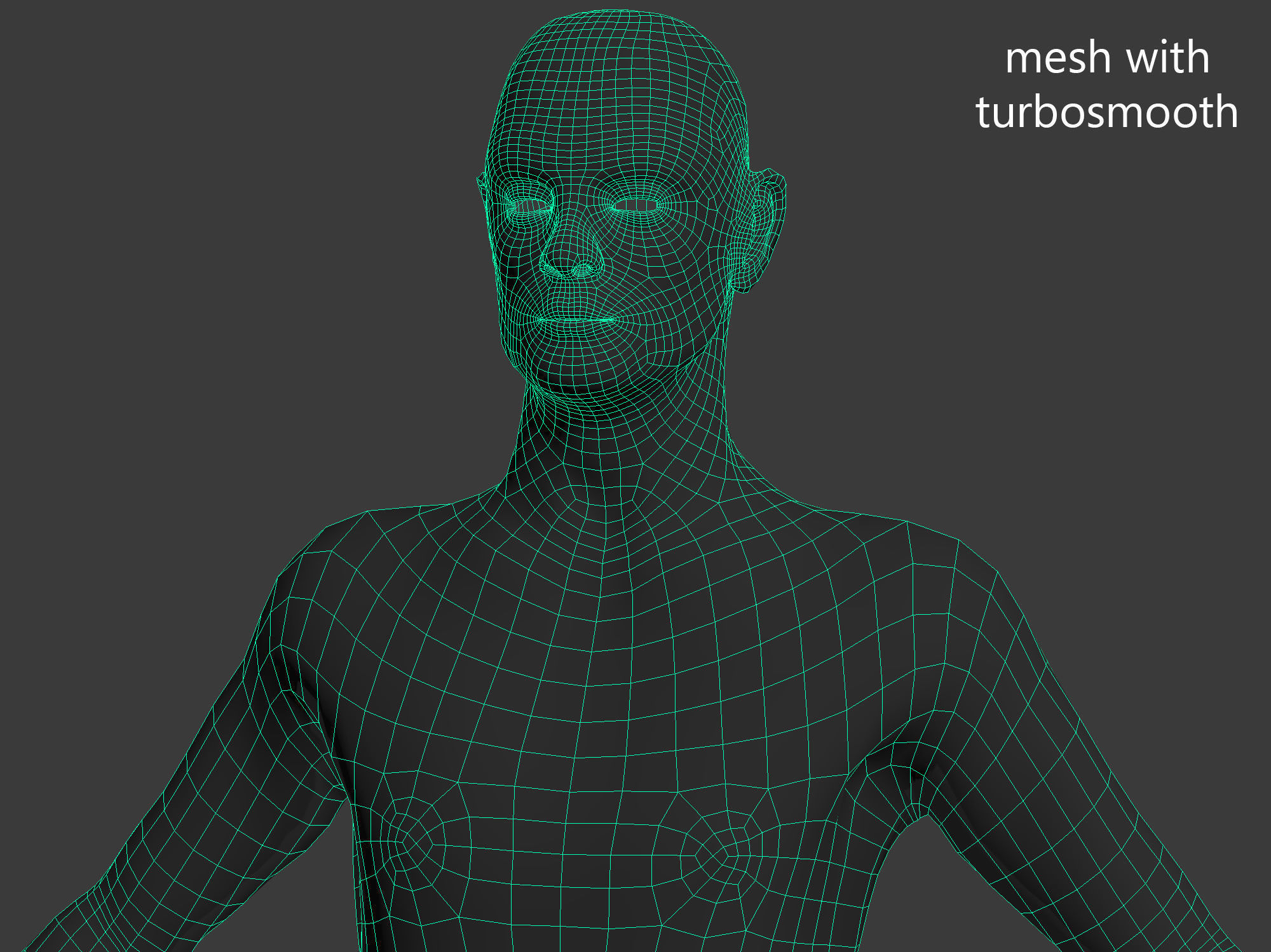 Human Model Generic Thin Male Low-poly 3D model_8