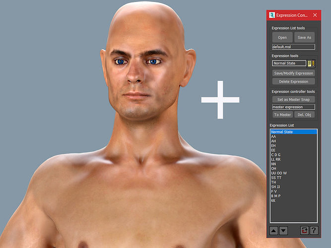 Human Model Generic Thin Male Low-poly 3D model