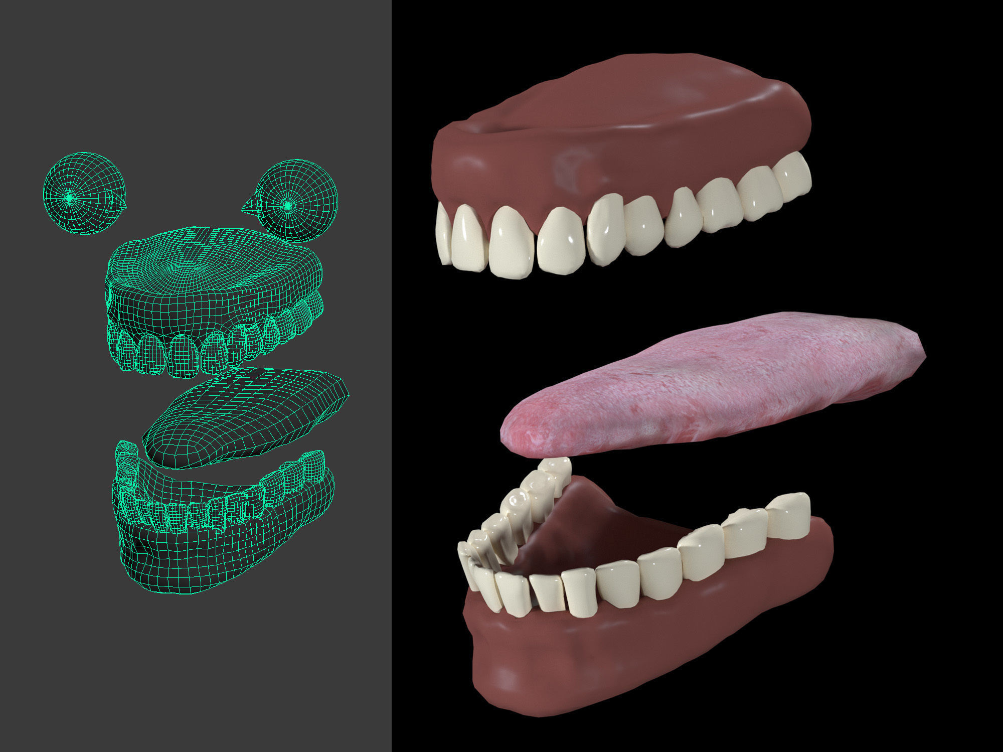 Human Model Generic Thin Male Low-poly 3D model_10