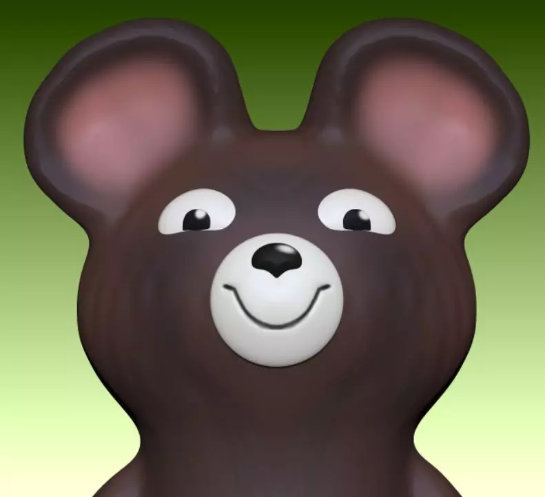 Misha the Bear Free 3D print model
