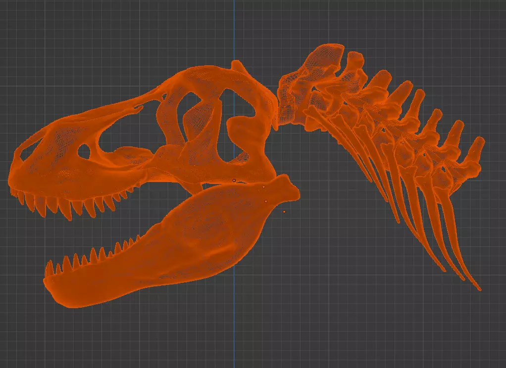 T-REX printable ready 3D print model_0