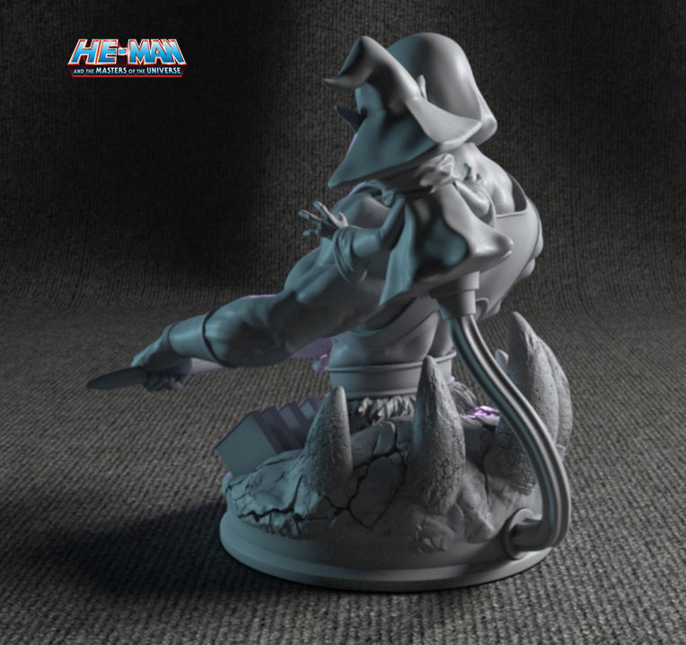 HE - MAN and ORKO BUST MASTER OF UNIVERSE 3D print model fan art 3D print model_3