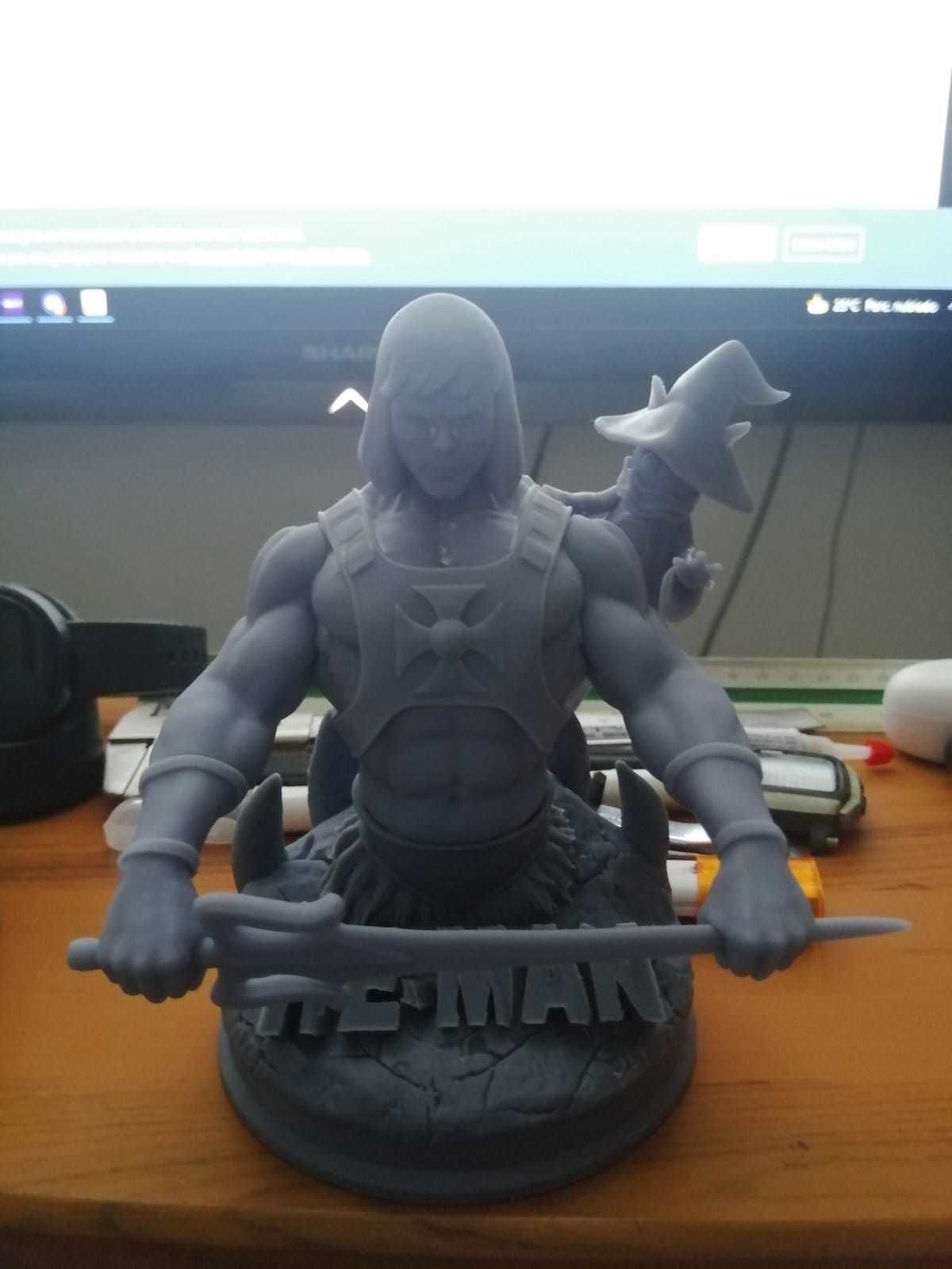 HE - MAN and ORKO BUST MASTER OF UNIVERSE 3D print model fan art 3D print model_14