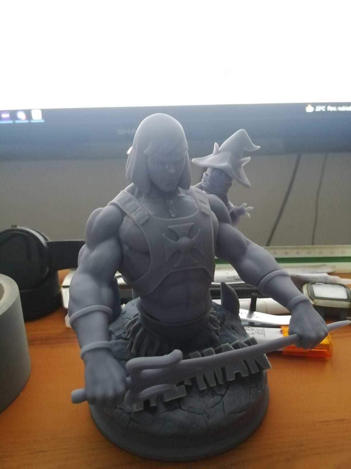 HE - MAN and ORKO BUST MASTER OF UNIVERSE 3D print model fan art 3D print model_13