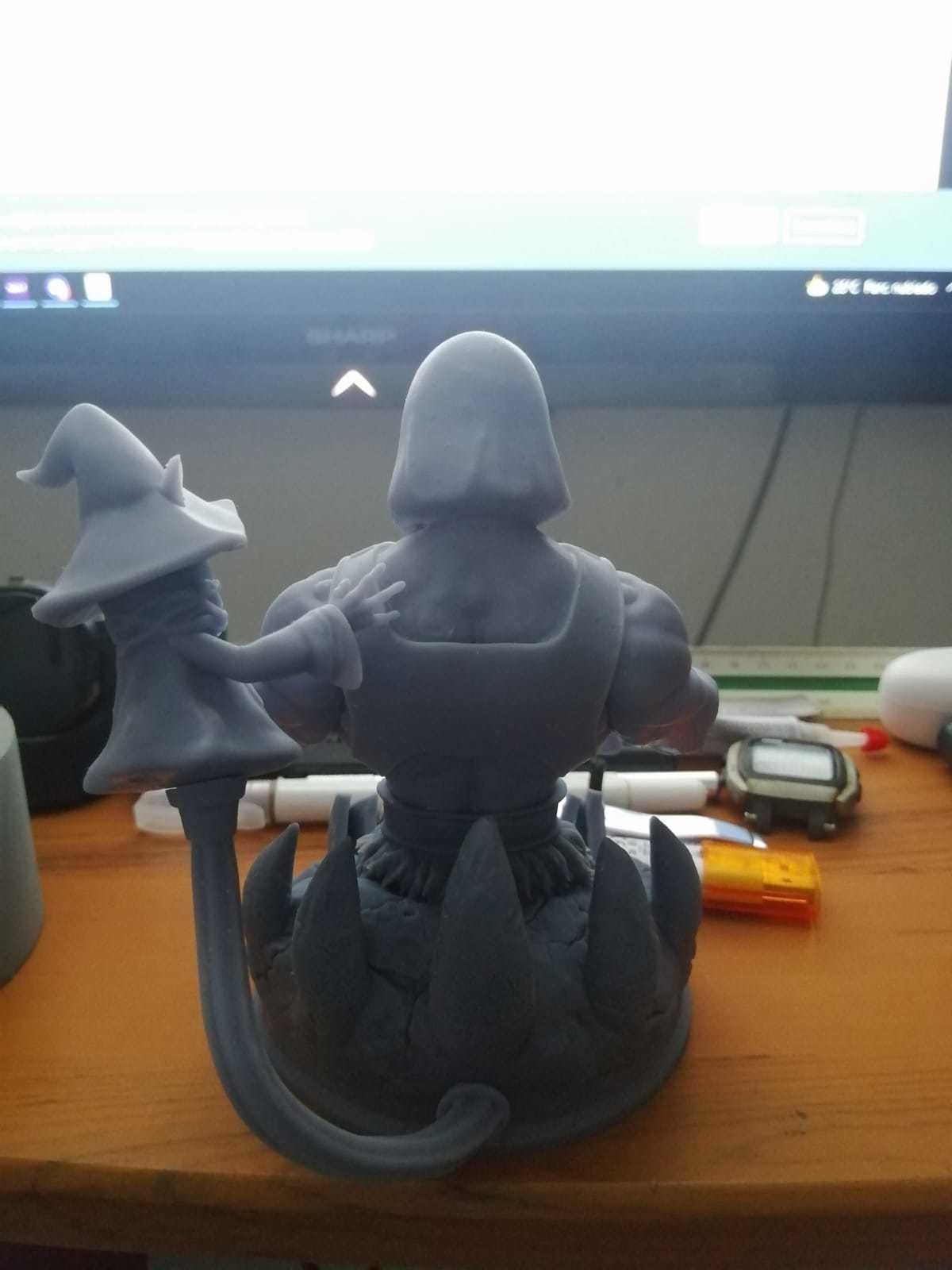 HE - MAN and ORKO BUST MASTER OF UNIVERSE 3D print model fan art 3D print model_15