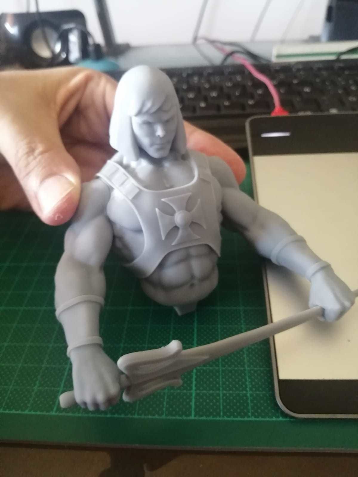 HE - MAN and ORKO BUST MASTER OF UNIVERSE 3D print model fan art 3D print model_19