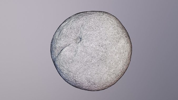 Orange 02 high-poly 3D model 7