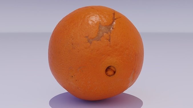 Orange 02 high-poly 3D model 6