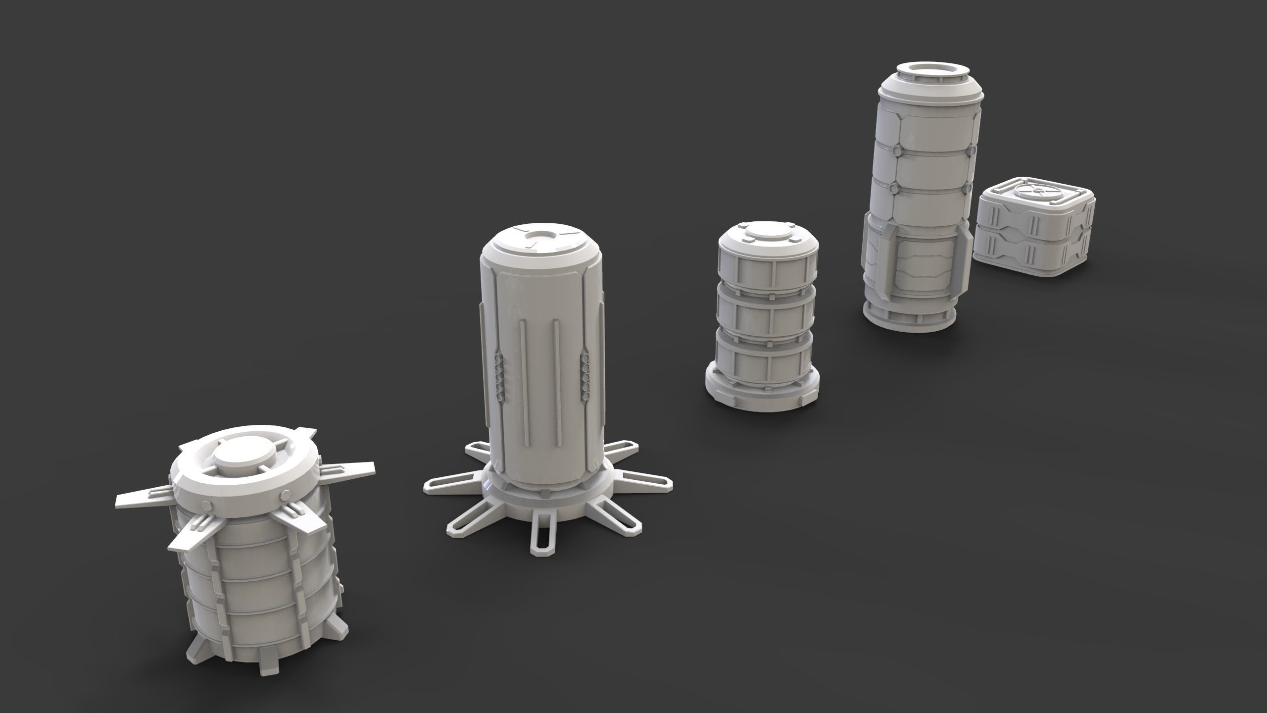 scifi props2 3D model_8