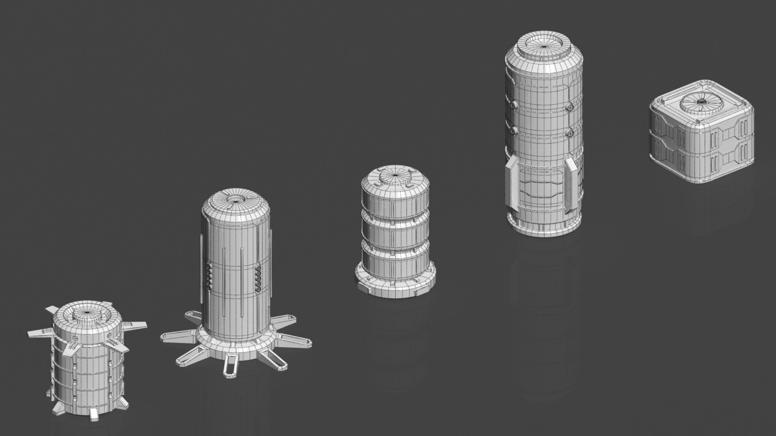 scifi props2 3D model_21