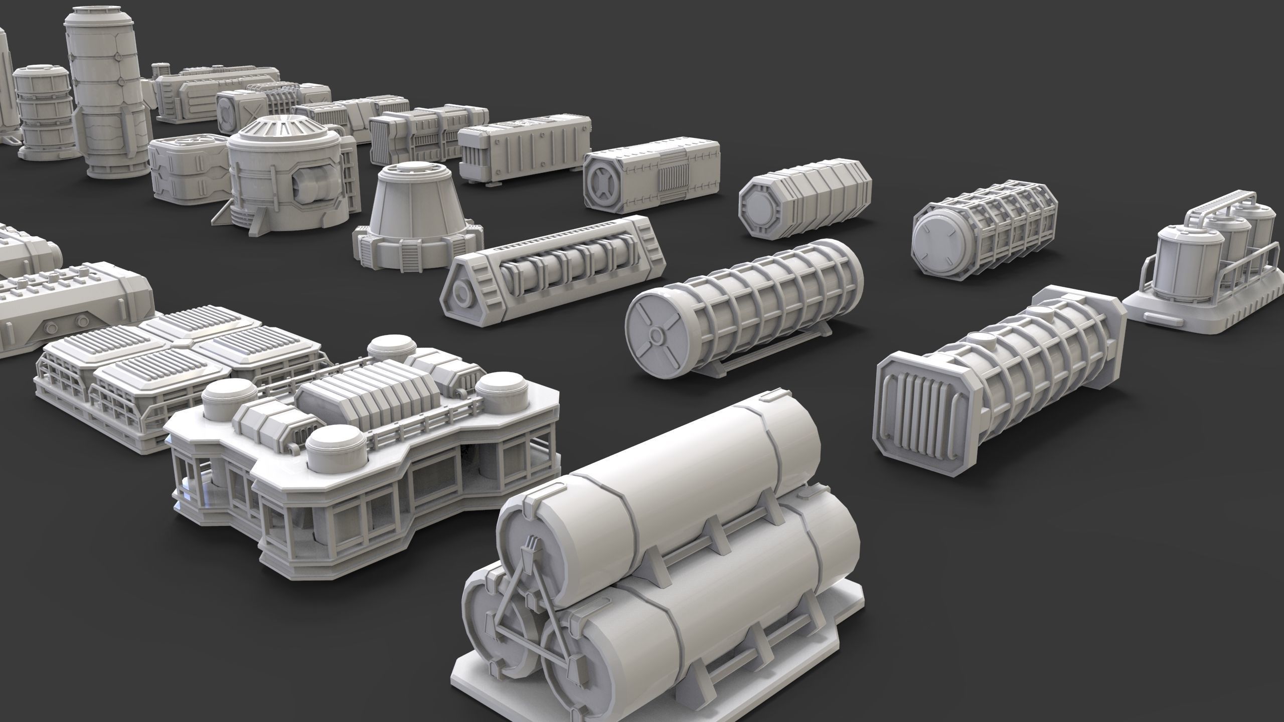 scifi props2 3D model_3