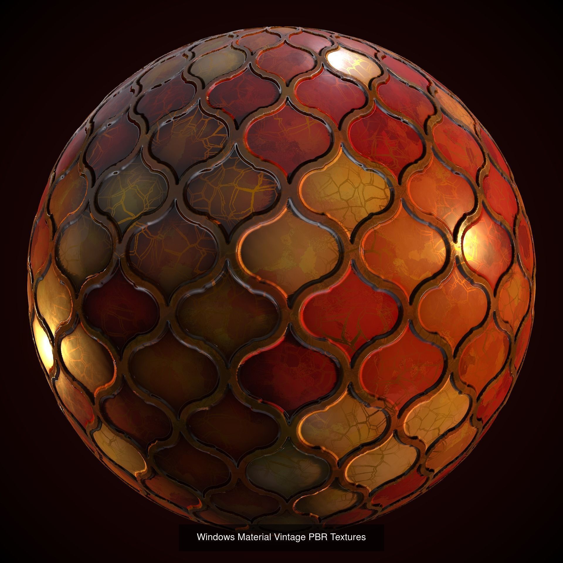 Windows Material Vintage PBR Textures Texture_4
