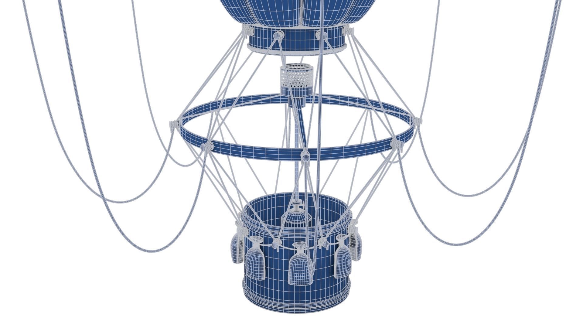 Steampunk Hot Air Balloon 3D model_28