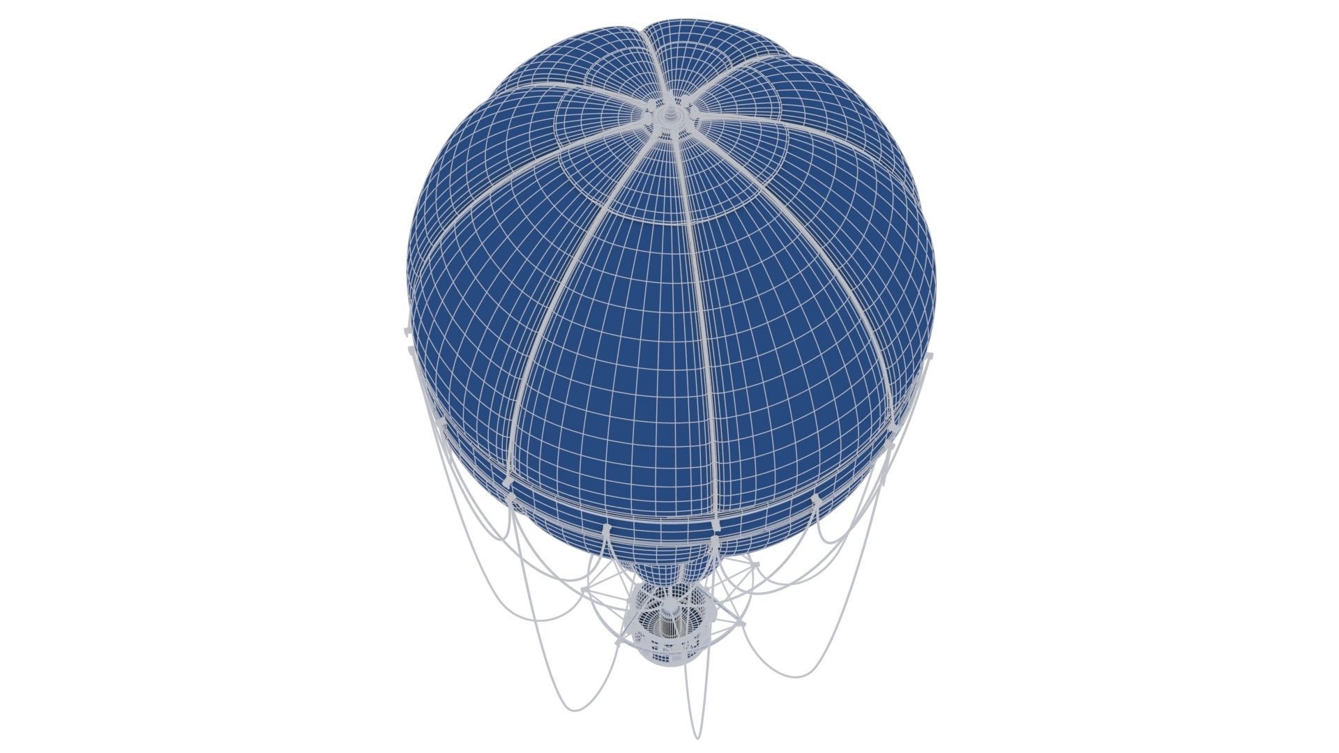 Steampunk Hot Air Balloon 3D model_21