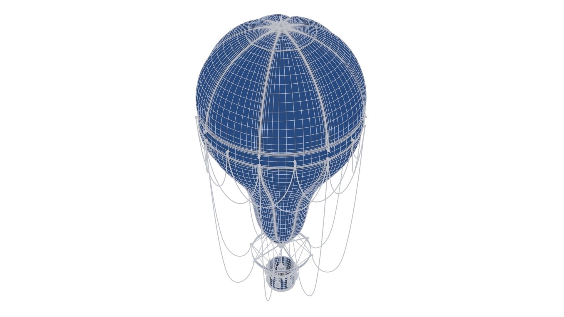 Steampunk Hot Air Balloon 3D model_22