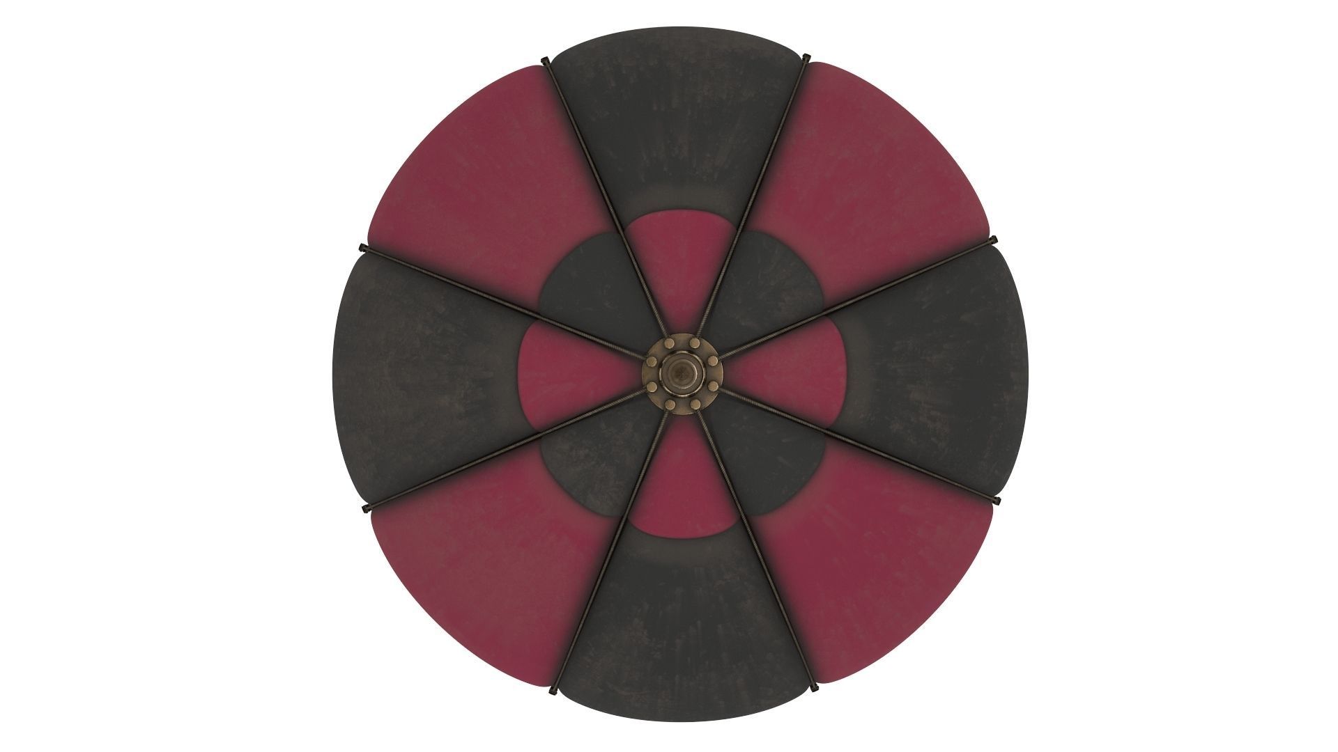 Steampunk Hot Air Balloon 3D model_6