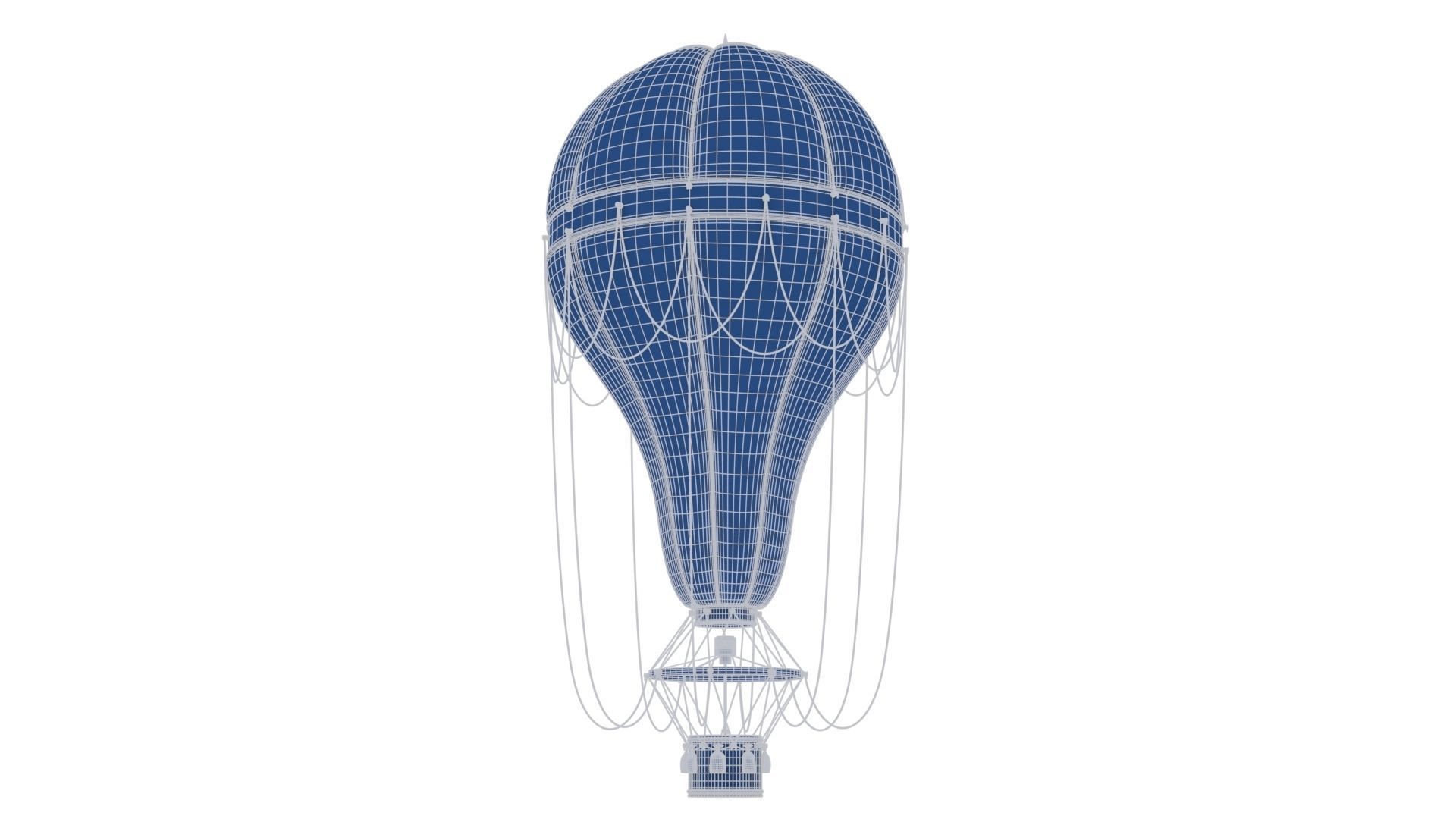 Steampunk Hot Air Balloon 3D model_23