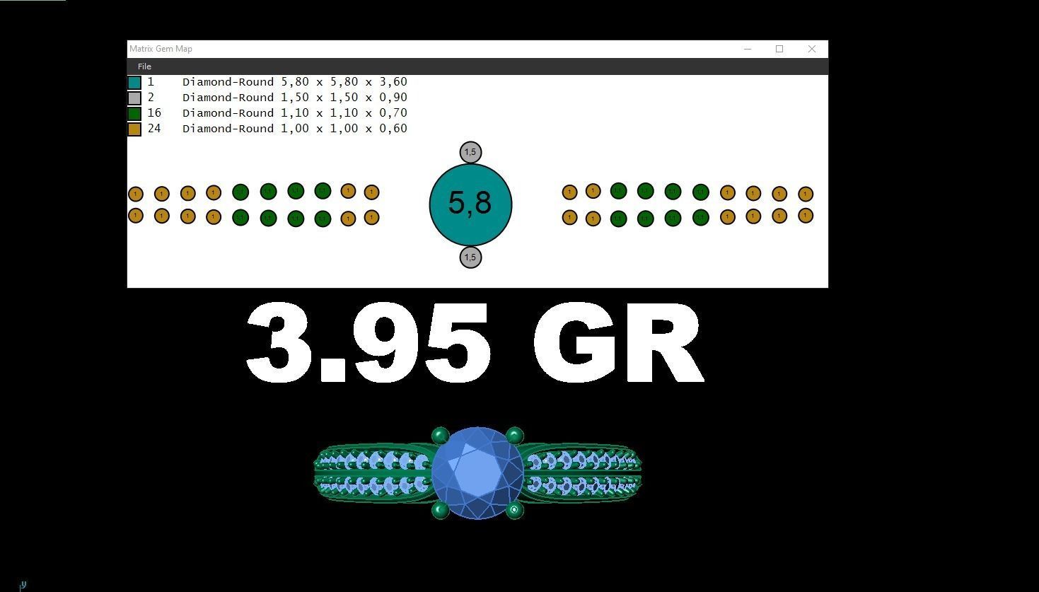 Special designed women solitaire ring 3D print model_1