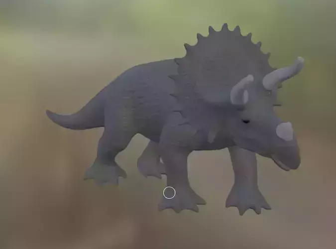 TRICERATOPS 3D dinosaur