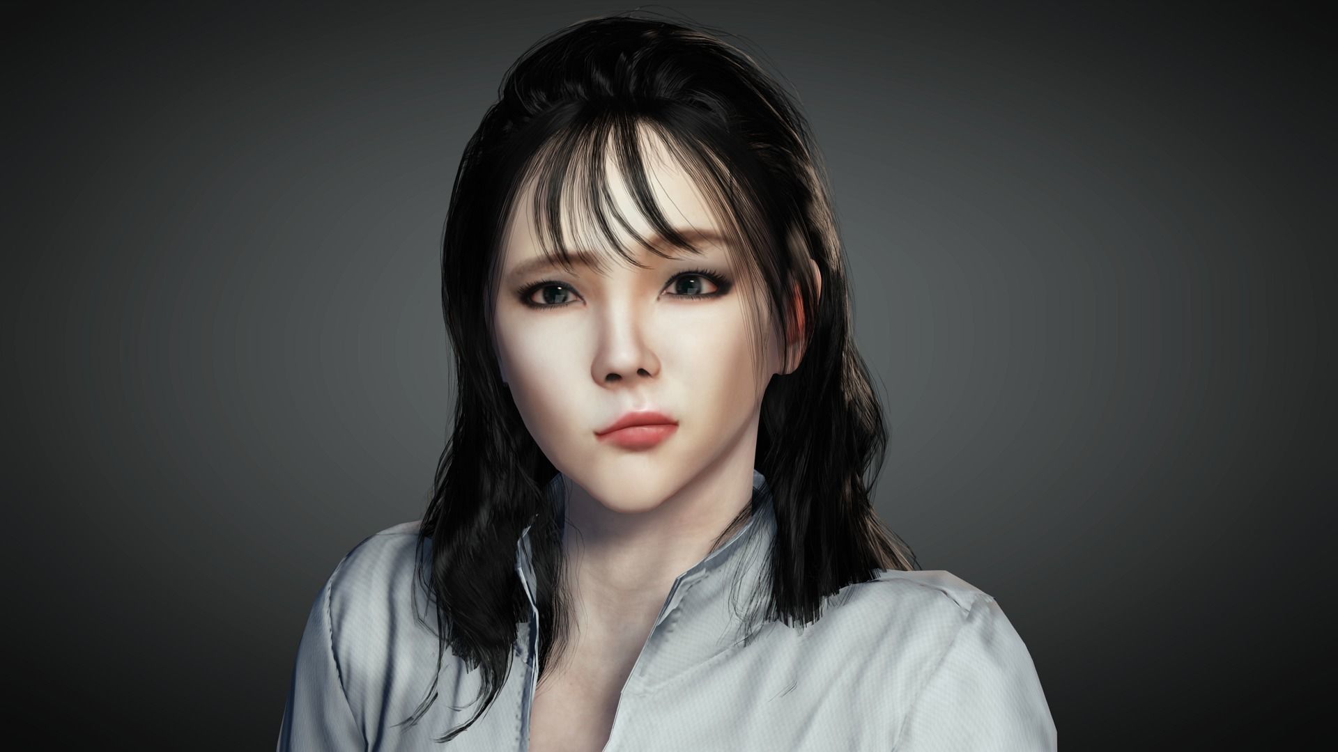 AAA Realistic Female Character 17 Low-poly 3D model_16
