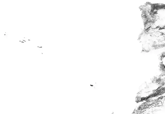 Portugal High resolution 37k cavity map Texture