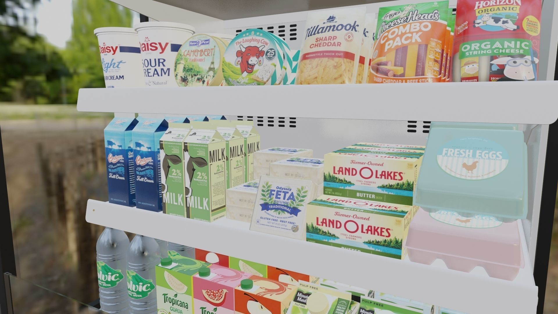 True TOAM Open Air Merchandiser 3D model_7