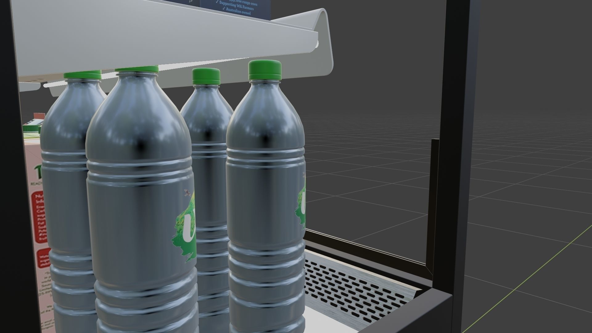 True TOAM Open Air Merchandiser 3D model_9