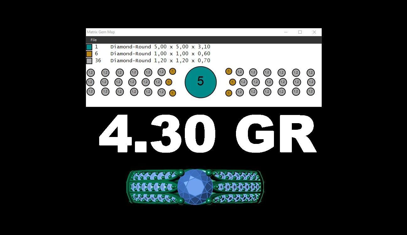Special designed women solitaire ring 3D print model_1
