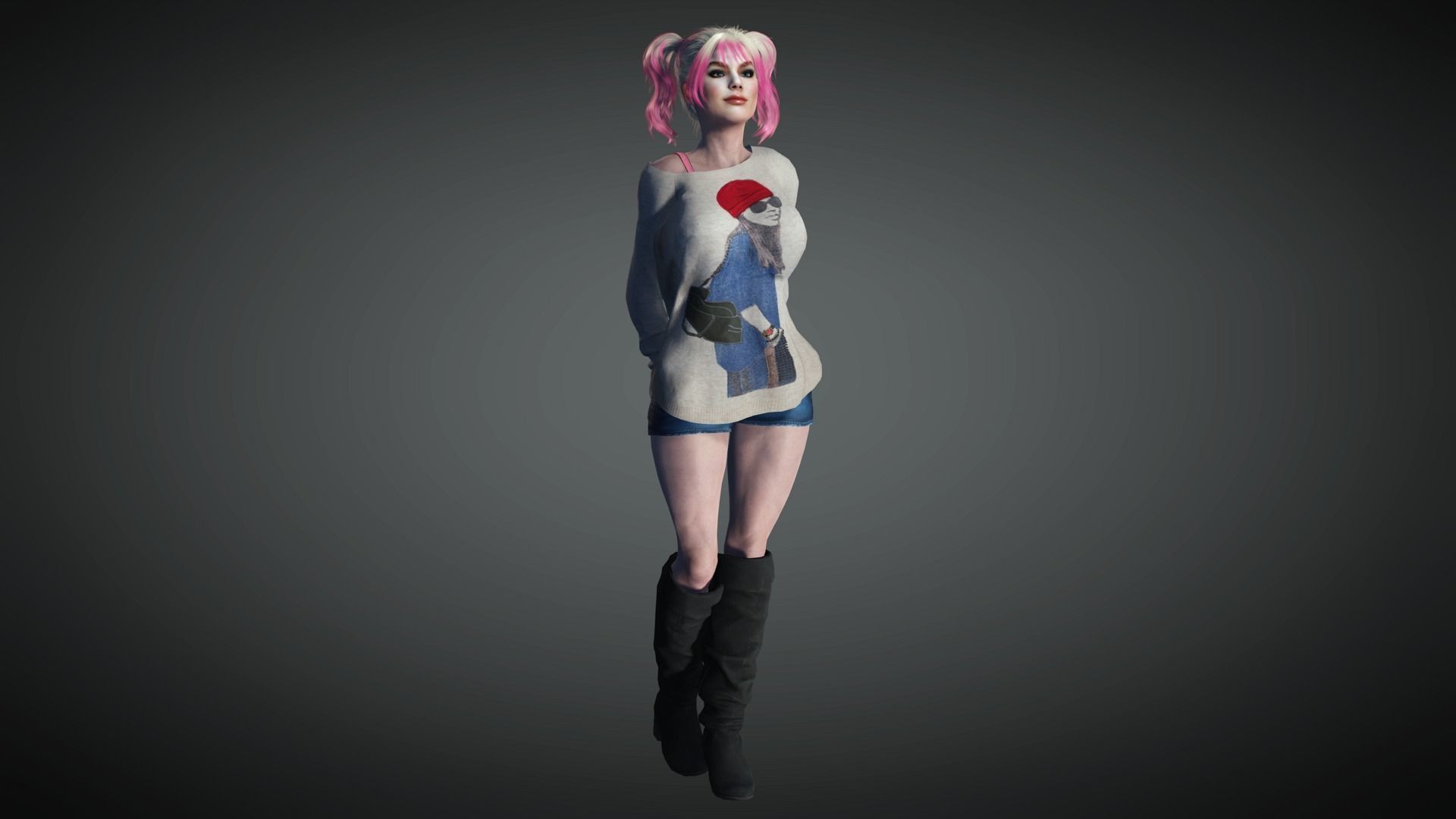 AAA Realistic Female Character Pack 3 3D Model Collection_7