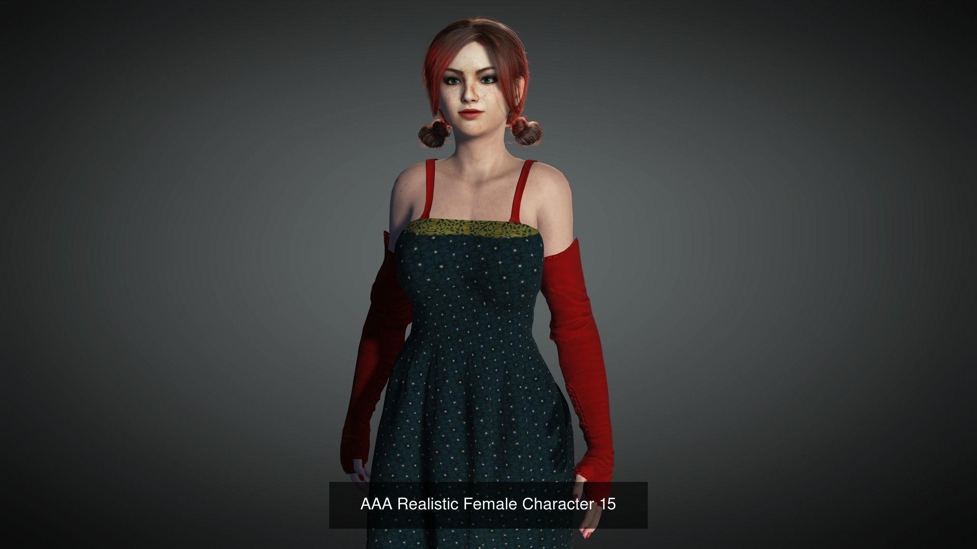 AAA Realistic Female Character Pack 3 3D Model Collection_4