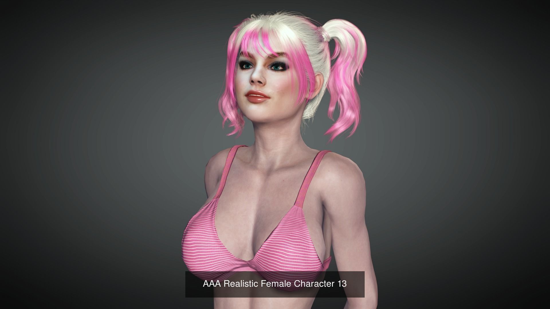AAA Realistic Female Character Pack 3 3D Model Collection_3