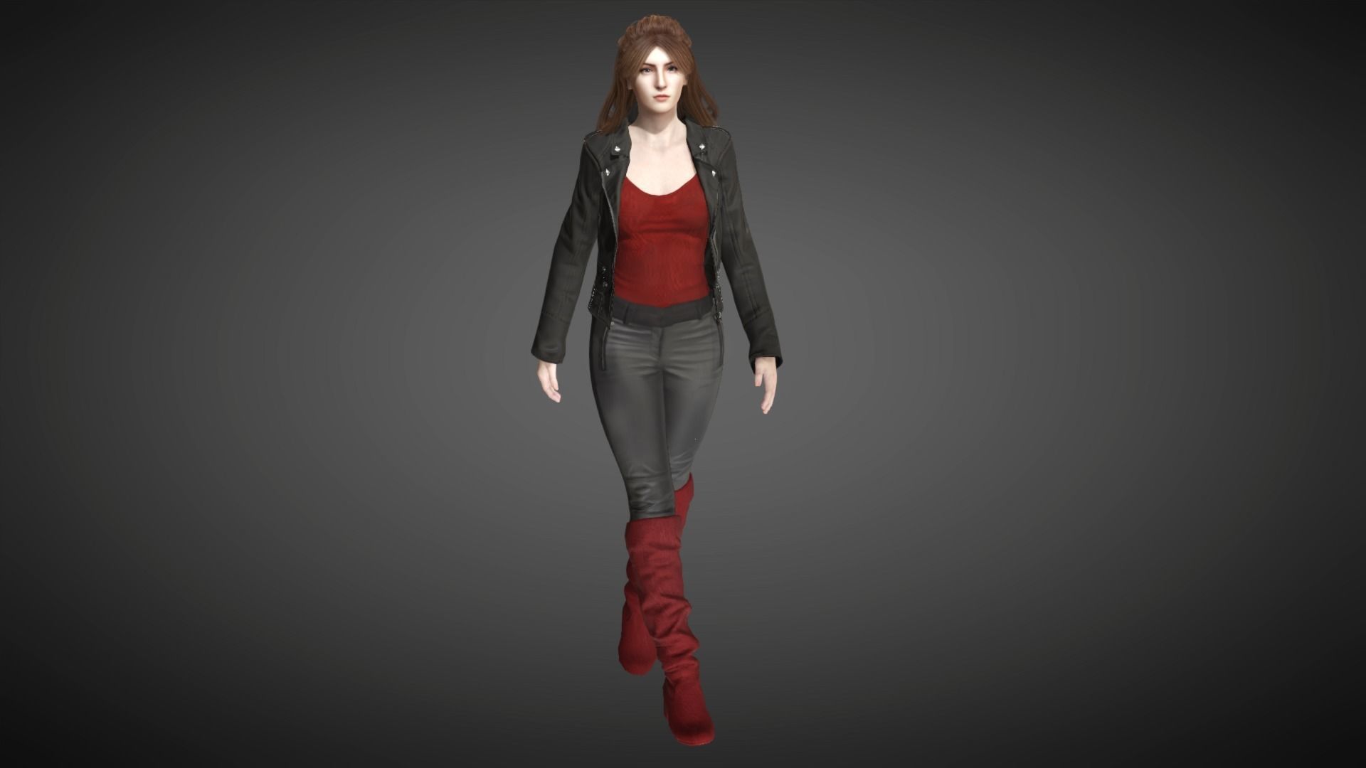 AAA Realistic Female Character Pack 3 3D Model Collection_13